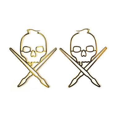 Sullen Solid Badge Earrings