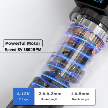 Wormhole Wireless Tattoo Machine Pen with 2300mAh Battery