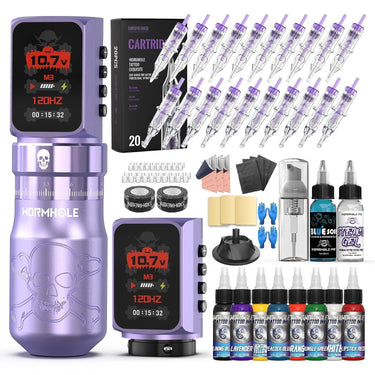 Tattoo Kit Wormhole Cartridge Pen Machine