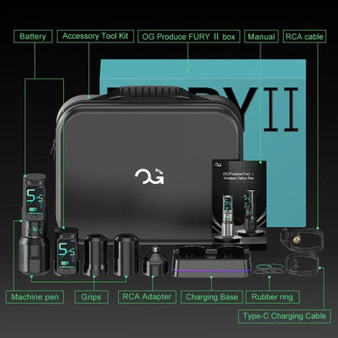 Fury II 4.2mm Stroke Wireless Tattoo Pen Machine