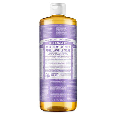 Dr. Bronner's Lavender 32oz Castile Soap - Bloody Wolf Tattoo Supply