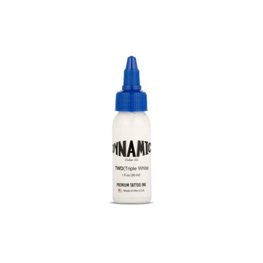 Dynamic Triple White 1oz Ink - Bloody Wolf Tattoo Supply