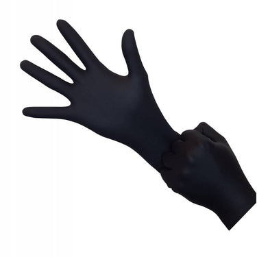 Bold Black Nitrile Gloves Powder-Free Latex-Free, Aurelia - Bloody Wolf Tattoo Supply