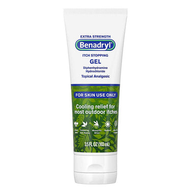 Benadryl Extra Strength Itch Stopping Gel - Bloody Wolf Tattoo Supply