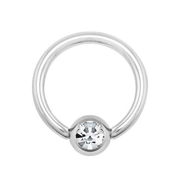 Captive Bead Ring Jeweled - Bloody Wolf Tattoo Supply