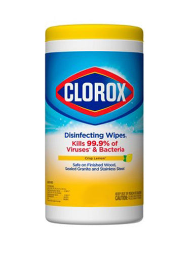 Clorox Disinfecting Wipes 85ct Lemon Scent - Bloody Wolf Tattoo Supply