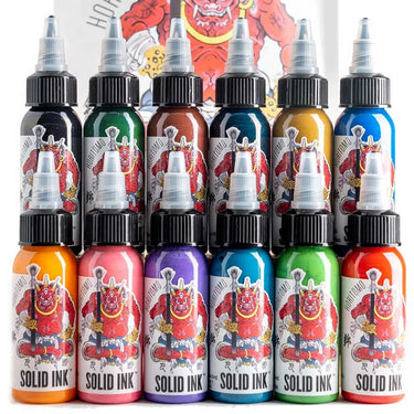 Horitomo 1oz 12ct Set by Solid Ink - Bloody Wolf Tattoo Supply