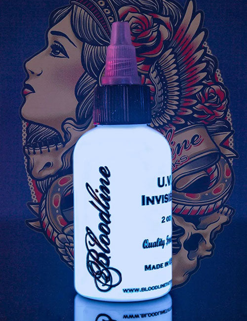 Skincandy UV Blacklight Ink - Bloody Wolf Tattoo Supply