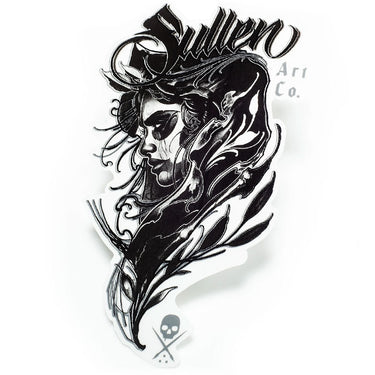 Sticker - Sullen Kings - Bloody Wolf Tattoo Supply