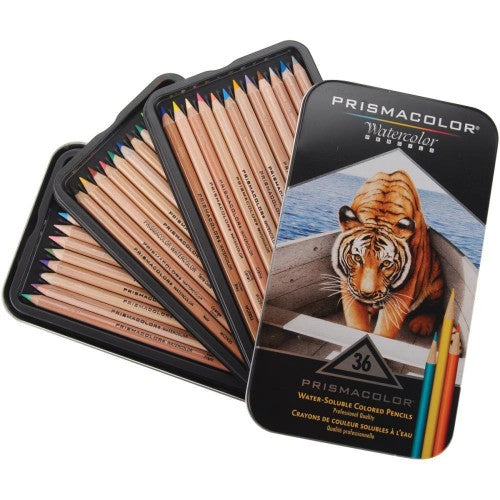 Prismacolor Watercolor Pencils 36ct Set - Bloody Wolf Tattoo Supply