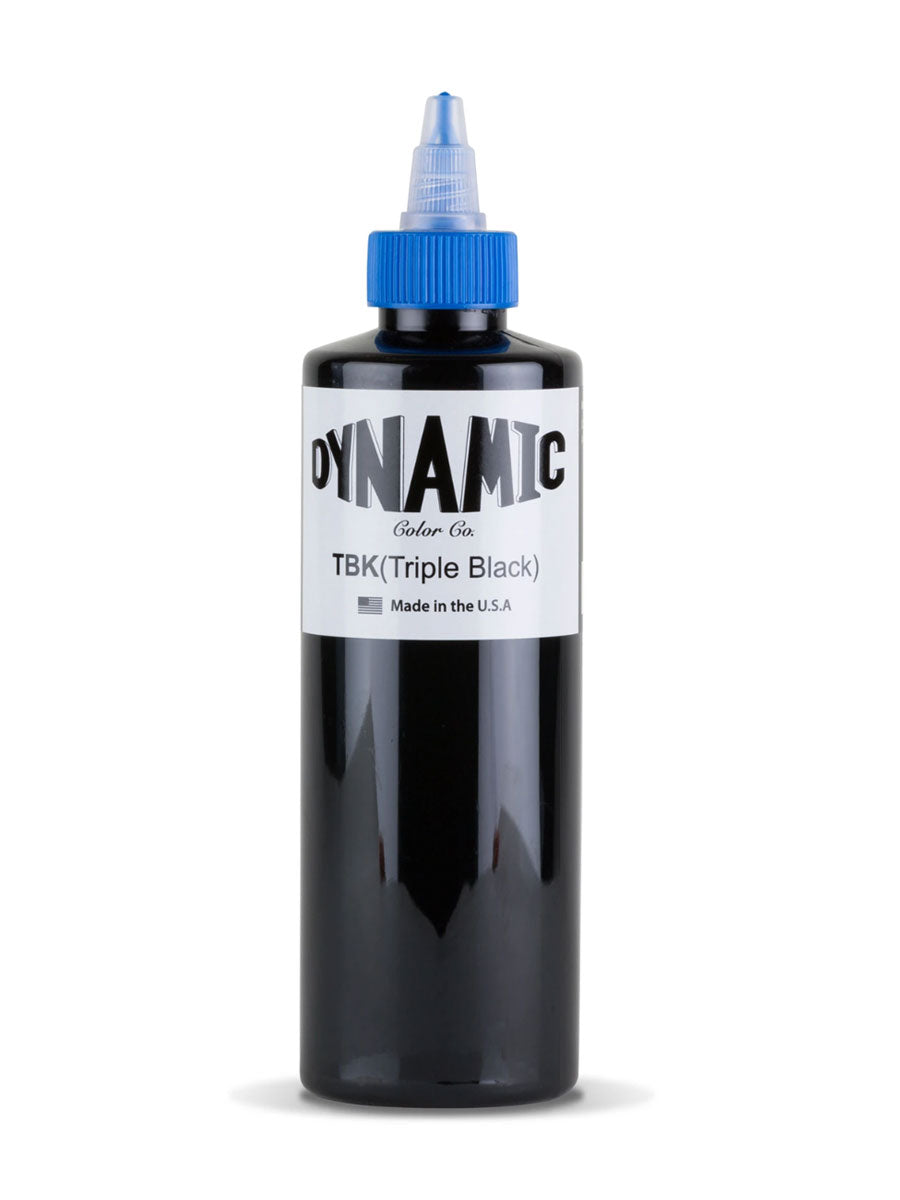 Dynamic Triple Black 8oz Ink - Bloody Wolf Tattoo Supply