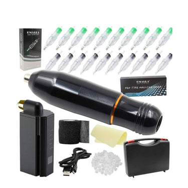 Tattoo Kit Wireless Rotary Pen, Cartridge, Battery Operated - Bloody Wolf Tattoo Supply