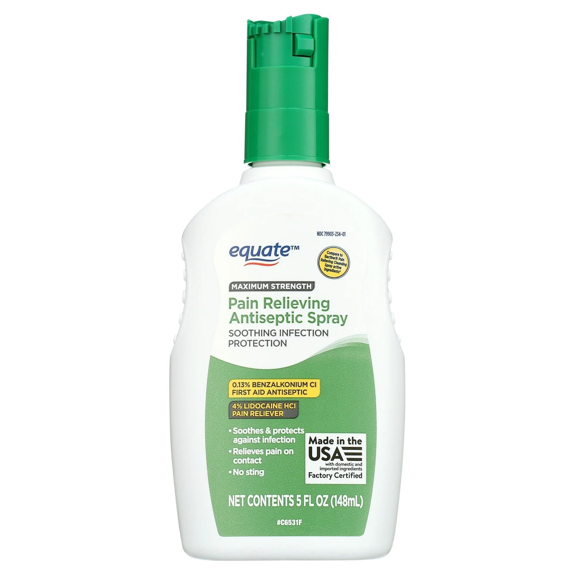 Equate Pain Relieving Antiseptic Spray 5oz