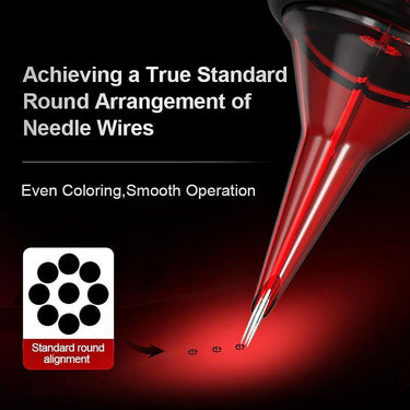 OG Red Arrow Assorted Tattoo Needles 10ct Box