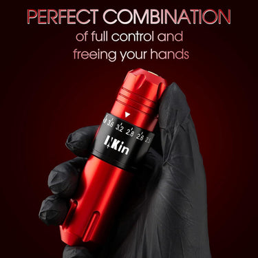 INKin Rotary Tattoo Pen Red