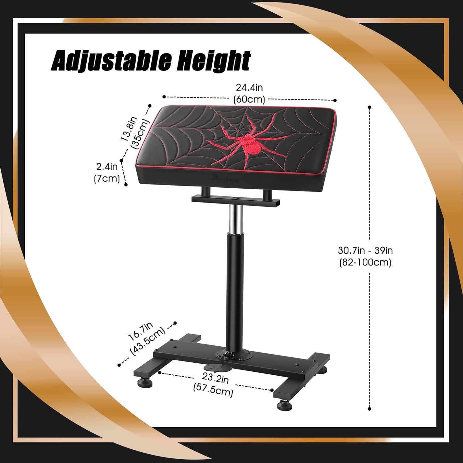 Tattoo Heavy Duty XL Hydraulic Adjustable Arm Rest Spider