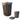 Bronzed Mini Trash Can with Lid