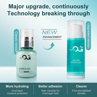 Fury Stencil Transfer Gel Solution 200g