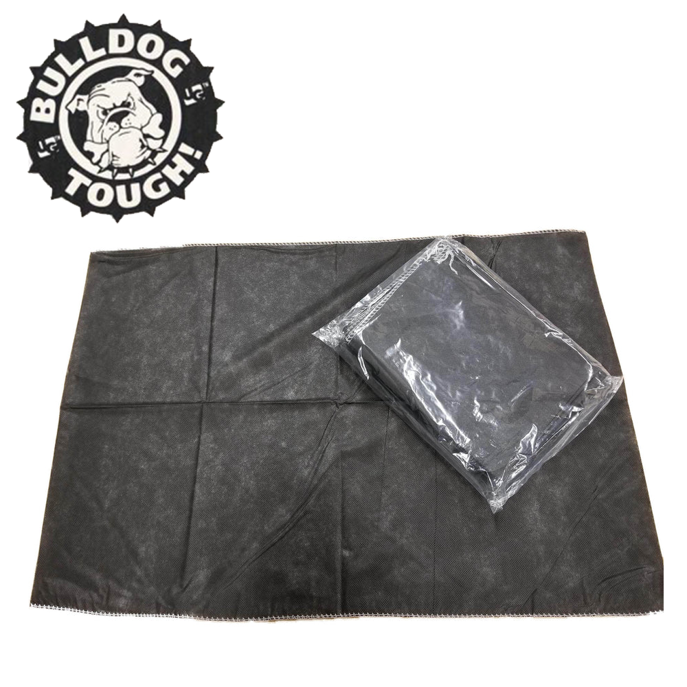 Bulldog Black Disposable Pillow Cases