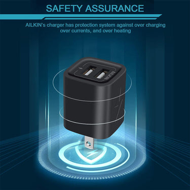 USB to Wall Outlet Adapter - Black