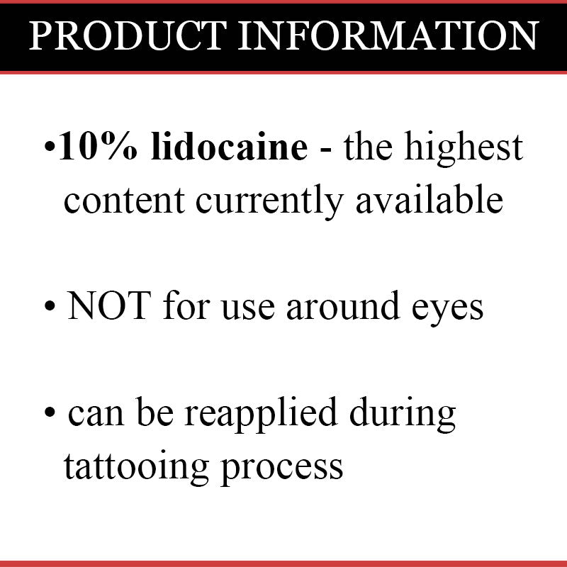 SMLido Numbing Cream for Tattoo, Piercing, Chronic Pain