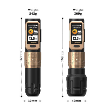Ambition Soldier Pro Rotary Tattoo Pen Machine with Batteries