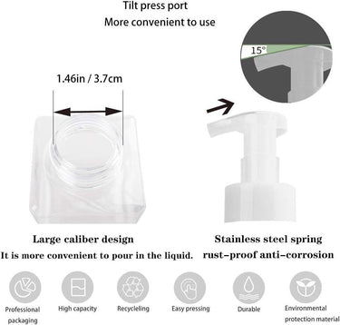 Foaming Soap Dispenser 15oz Clear Plastic