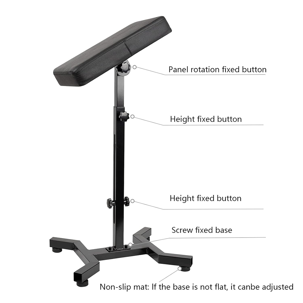 Tattoo Heavy Duty Arm Rest Black