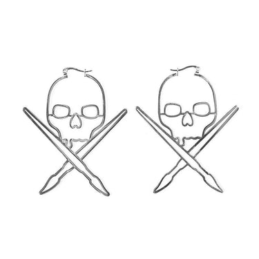 Sullen Solid Badge Earrings