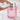 Foaming Soap Dispenser Pink Glass