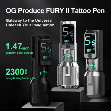 Fury II 4.2mm Stroke Wireless Tattoo Pen Machine