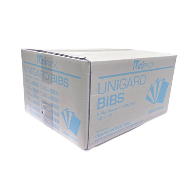 Unipack Dental Bibs Blue