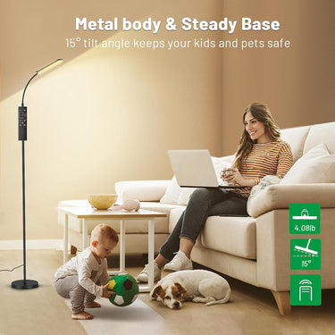LED Dimmable Floor Lamp with Remote