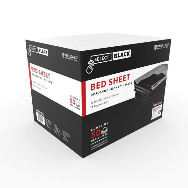 Black Drape Sheets 40" x 90"