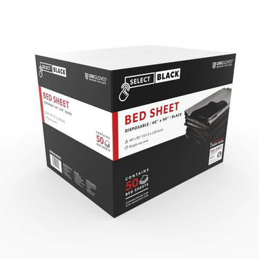 Black Drape Sheets 40" x 90"