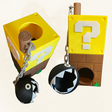 Super Mario Inspired Sensi-Wrap Dispenser Chain Chomp
