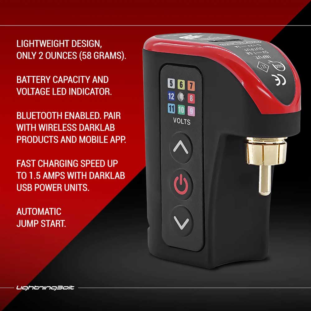 LightningBolt Battery Pack – FK Irons - Precision Tattoo Machines
