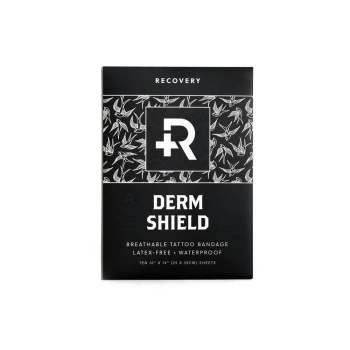 Recovery Derm Shield 10" x 14" Sheets Pack of 10 - Bloody Wolf Tattoo Supply
