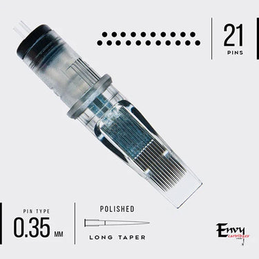 Envy Curved Mag Cartridges-Premium Tattoo Needles - Bloody Wolf Tattoo Supply