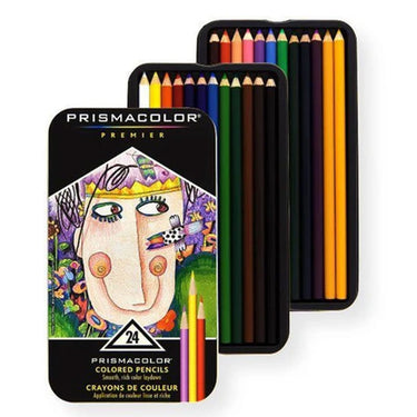 Prismacolor Pencils 24ct Set Soft Core - Bloody Wolf Tattoo Supply