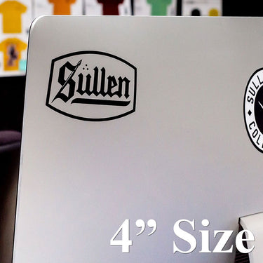 Sticker - Sullen Blaq Letter Logo - Bloody Wolf Tattoo Supply