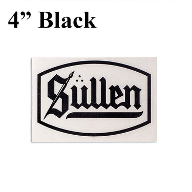 Sticker - Sullen Blaq Letter Logo - Bloody Wolf Tattoo Supply