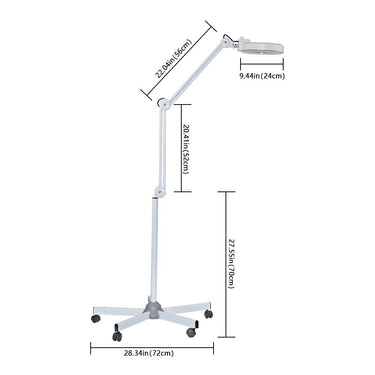 Magnifying Lamp - White - Bloody Wolf Tattoo Supply