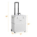 Rolling Travel Case - Pink Compact - Bloody Wolf Tattoo Supply