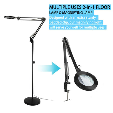 Magnifying Lamp - Tomsoo Black - Bloody Wolf Tattoo Supply