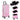 Rolling Travel Case - Pink - Bloody Wolf Tattoo Supply