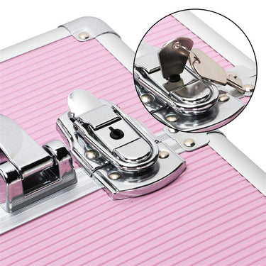 Rolling Travel Case - Pink - Bloody Wolf Tattoo Supply