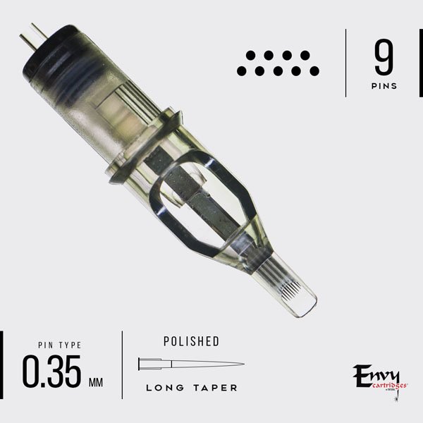 Envy Curved Mag Cartridges-Premium Tattoo Needles - Bloody Wolf Tattoo Supply