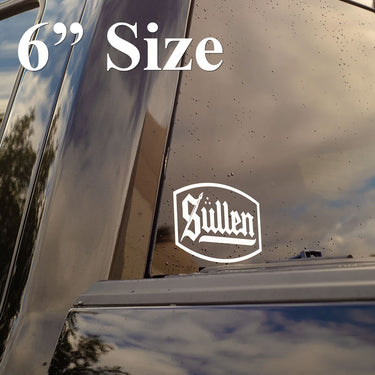 Sticker - Sullen Blaq Letter Logo - Bloody Wolf Tattoo Supply