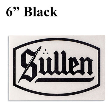 Sticker - Sullen Blaq Letter Logo - Bloody Wolf Tattoo Supply